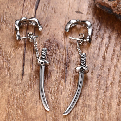 Punk Style Earrings for Cool Men