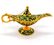 NEWQZ Aladdin Magic Lamp Handicrafts, European Style Retro Alloy Wishing Lamp
